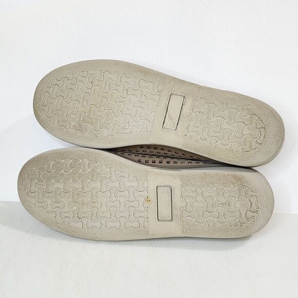 Spring Step Leather Upper Slip On Shoes Cut Out Flats Beige Size 9US 40 Portugal - Picture 12 of 16